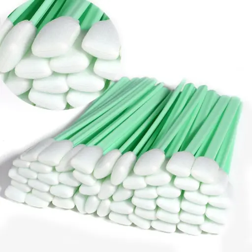 [TSCSPGF] Tamponi Di Pulizia Verdi Con Schiuma per TESTINA Conf.100 Pz.