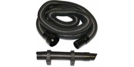 [1UA1020068] BOFA - Set di tubi flessibili, Ø 75 mm, incl. connettori, nero, 2 m - 1UA1020068