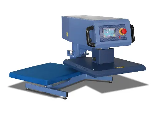 [REV 3 S] TRANSMATIC - Pressa a caldo a funzionamento elettrico con apertura laterale dotata di buona pressione e di una struttura estremamente robusta - REV 3 S