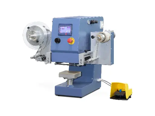 [TMA 24] TRANSMATIC - Pressa pneumatica per l’applicazione automatica di etichette transfer in bobina - TMA 24